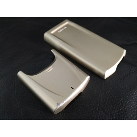 Nokia 8850 原装拆机金属前后盖 香槟金 (二手