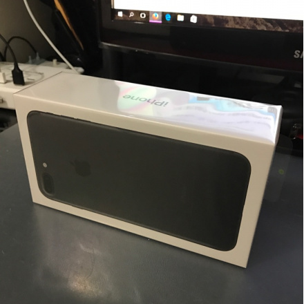 卖全新Iphone7 Plus 128G 黑色 二手价格及状况