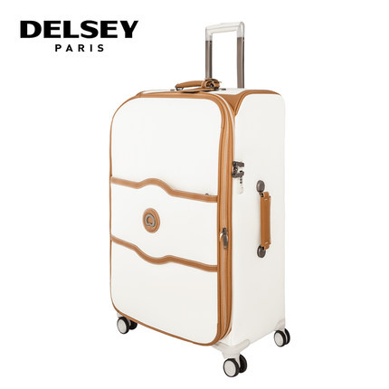 Delsey Chatelet Soft 可擴張旅行喼 [白色] [3尺寸]