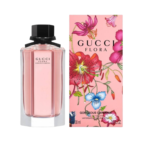 GUCCI FLORA GORGEOUS GARDENIA 香水セット Gucci Flora Gorgeous Gardenia Eau de Toilette For Her-GUCCI