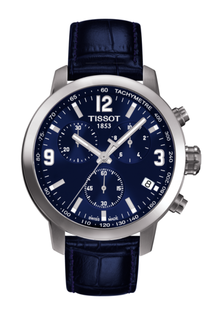 Tissot PRC 200 Chronograph 男裝皮帶手錶 [2色][