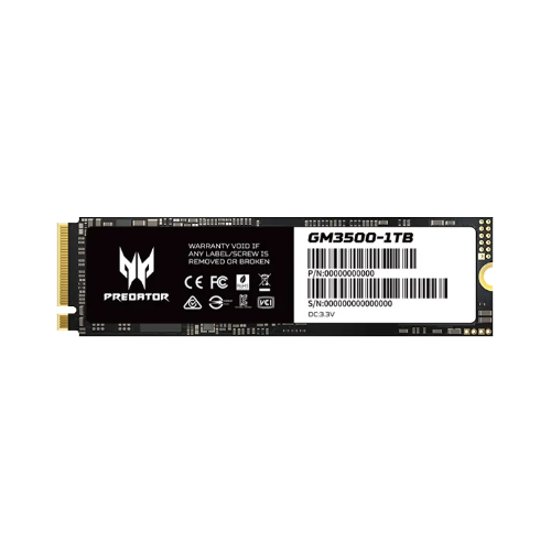 ACER Predator GM3500 PCIe Gen 3.0 x4 M.2, NVMe 1.3 SSD (HD-AGM352T/HD-AGM351T)