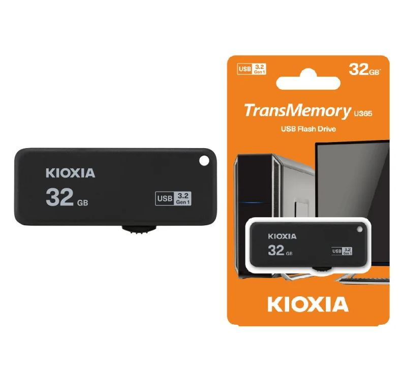 KIOXIA TransMemory U365 R150 USB3.2 手指 32/64/128/256GB 日本製造 原東芝