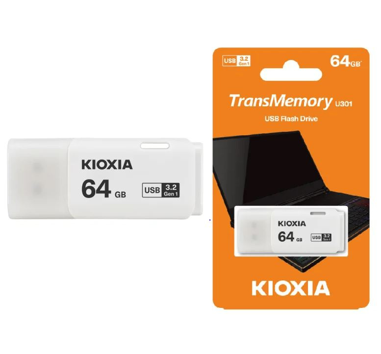 KIOXIA TransMemory U301 USB3.0手指 16/32/64/128GB 日本製造 原東芝