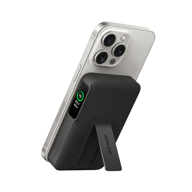 Anker MagGo Qi2 10,000mAh 無線充電行動電源 (黑色)