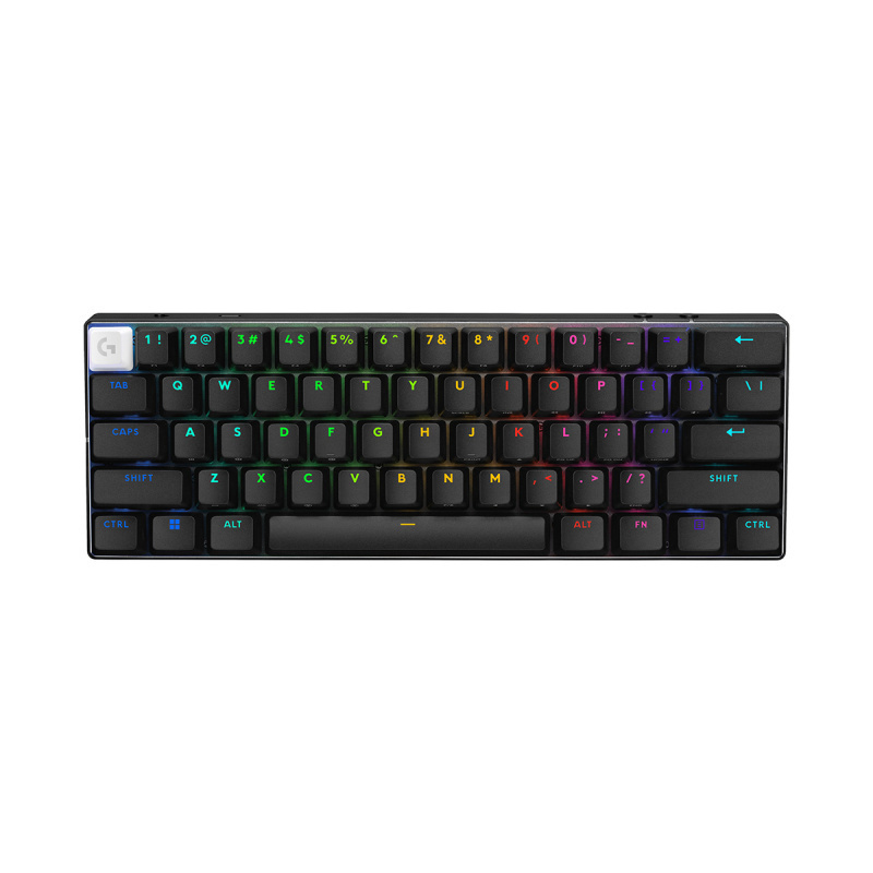 Logitech PRO X 60 職業機械式 60% 電競鍵盤 (光學觸感軸) [3色]