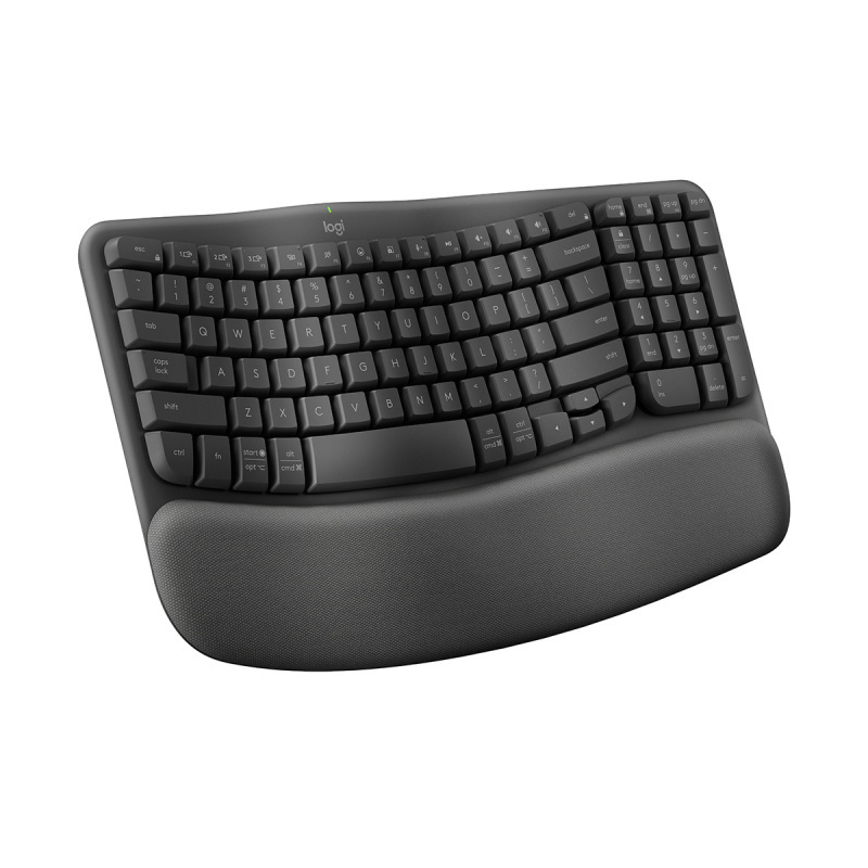 Logitech WAVE KEYS 人體工學鍵盤 (美式英文) [3色]