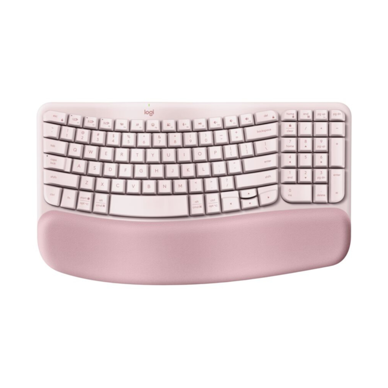 Logitech WAVE KEYS 人體工學鍵盤 (美式英文) [3色]