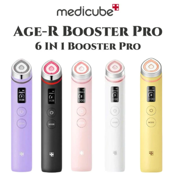[4PM快閃] [CODE後價$961起][張員瑛美容儀] Medicube AGE-R Booster Pro 智慧多功能水光針導入美容機 - 平行進口