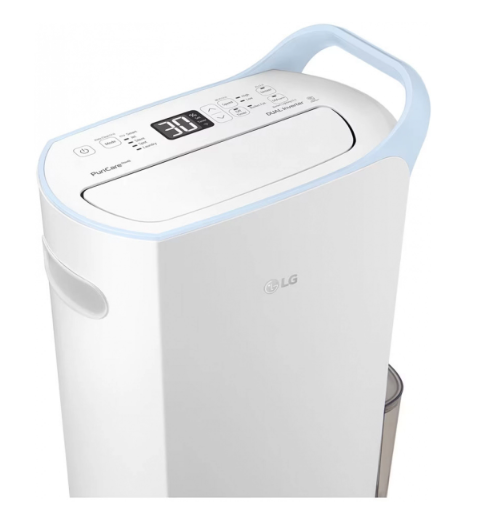 [優惠碼即減$100] LG 樂金 30公升/日 UVnano™ 變頻式 離子殺菌智能抽濕機 [MD18GQBE0]
