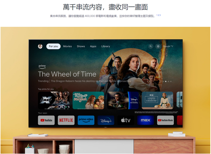 SONY BRAVIA 3 K-55S30 4K HDR 智能電視 (Google TV) 4K HDR Processor X1 (2024)