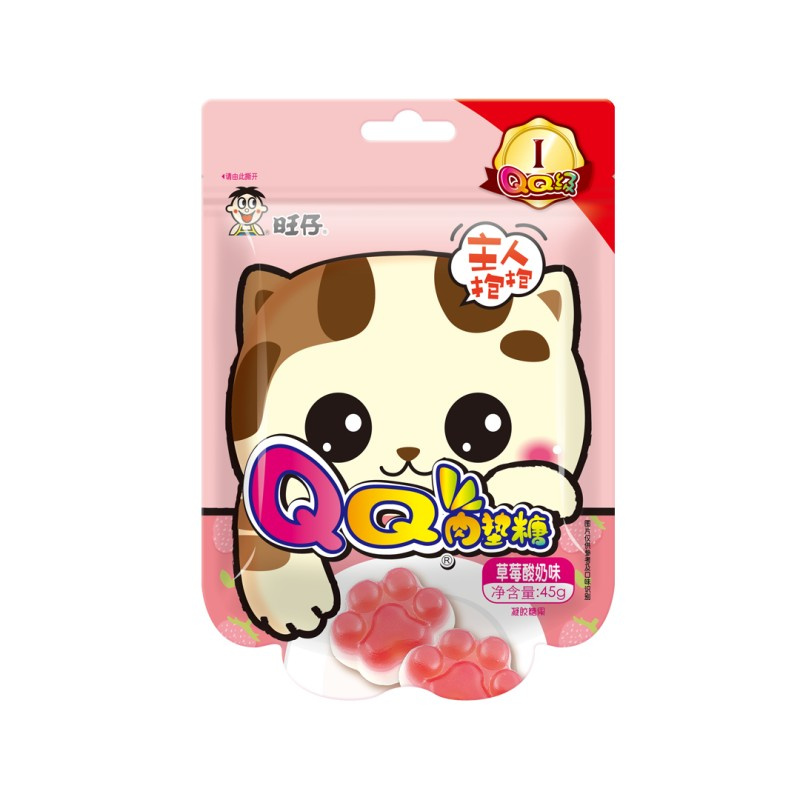 [原箱10*6包] 旺仔 QQ肉墊糖 45克 裝 [3味道]