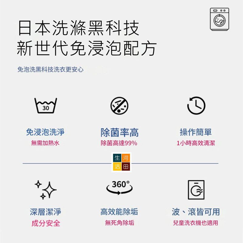 日本和匠洗衣機槽清潔劑(160G)│滾筒除垢清潔劑│免浸泡去污漬神器