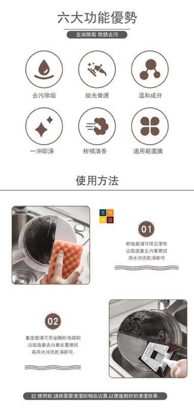 日本不鏽鋼去污膏(200ml)│去污膏│家用油洗鍋底│黑垢除锈清潔劑│強力去污神器