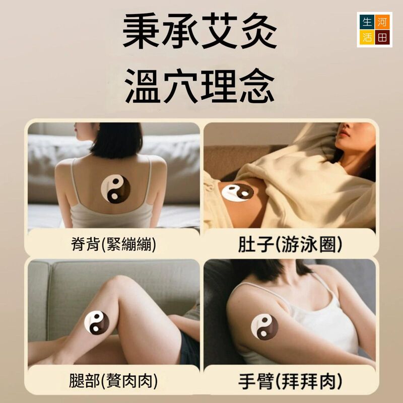 維康艾草溫灸貼(7片裝)|暖肚驅寒暖腹貼│熱敷貼│艾草膏方│暖貼溫穴貼