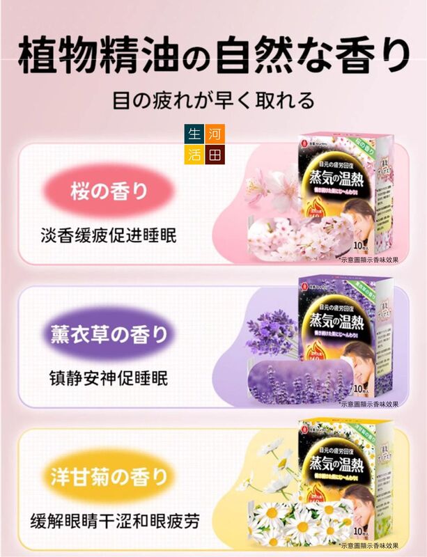 良質蒸氣熱敷眼罩(10片裝)│緩解眼疲勞│睡覺遮光眼罩│男女通用護眼貼│護眼發熱放鬆貼