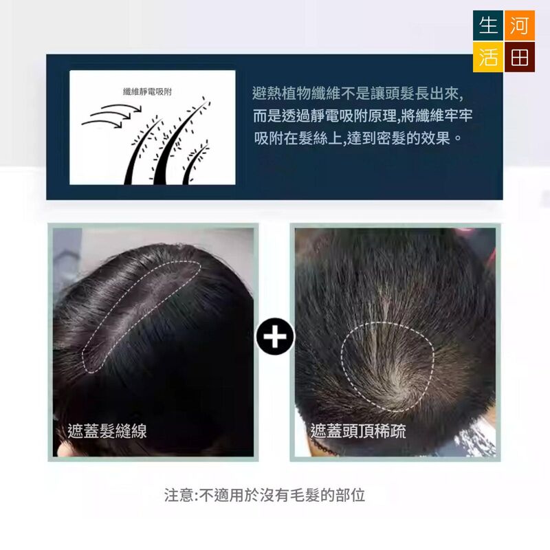 MLSMILE髮際線陰影粉(黑色)│頭髮纖維粉│陰影填充修容神器│美髮黑色筆