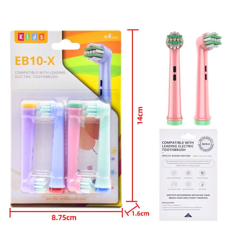 適配Oral-B兒童電動牙刷刷頭(牙刷刷頭EB10-X 白身│非原廠代用品)