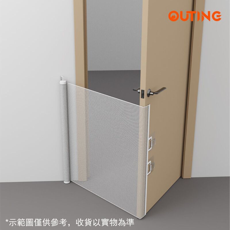 免打孔伸縮防跑竉物圍欄(180*78cm)│易安裝可調式防跑圍欄│房門隔間柵欄│安全圍欄│簡易便捷式免安裝