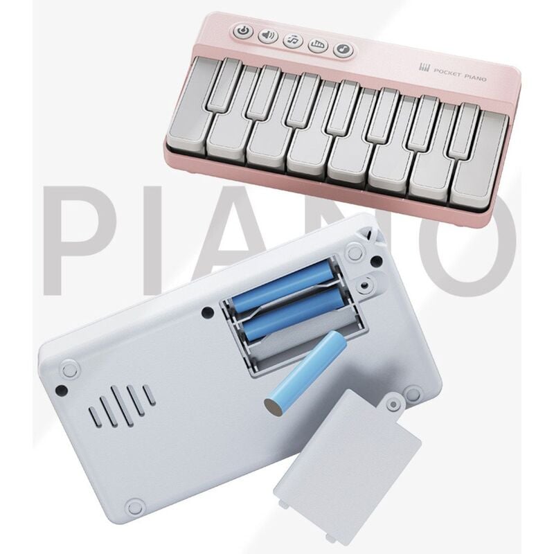口袋彩虹電子琴│便攜樂器│可彈奏鋼琴│嬰幼兒早教玩具│多功能音樂玩具