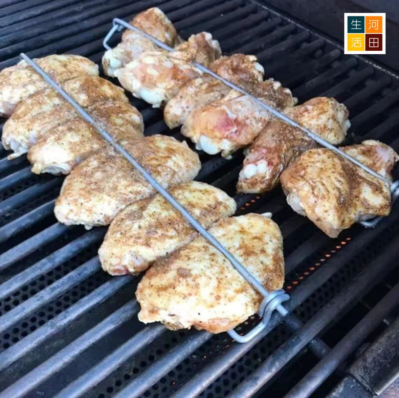 BBQ烤肉叉架(4個裝)│金屬烤架│BBQ烤肉工具