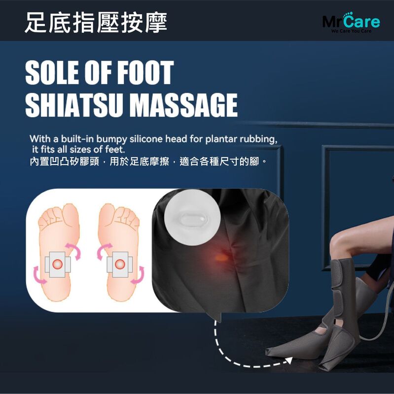 氣壓腿部按摩器(兩節裝)│腿部按摩機│仿人手按摩│舒緩壓力