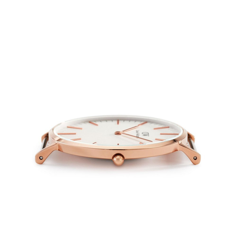 Daniel Wellington Classic Sheffield 男士皮帶手錶禮盒套裝 40mm
