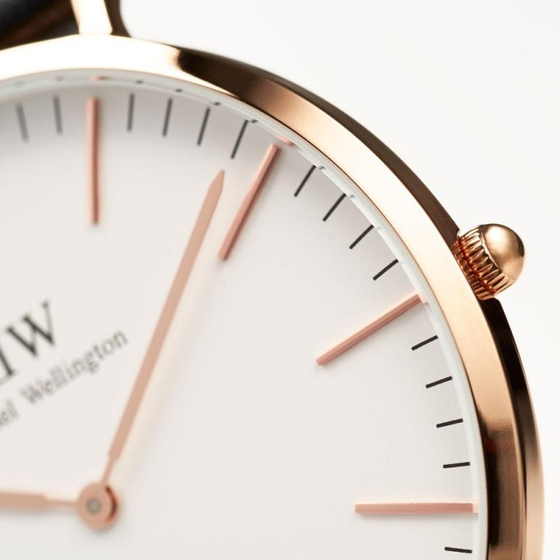 Daniel Wellington Classic Sheffield 男士皮帶手錶禮盒套裝 40mm