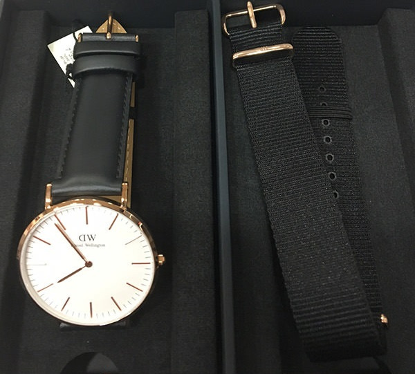 Daniel Wellington Classic Sheffield 男士皮帶手錶禮盒套裝 40mm