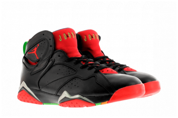 Nike Air Jordan 7 GS 女裝鞋 [黑紅色]