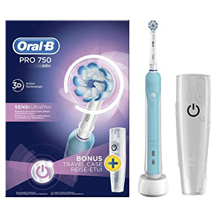Oral-B Pro 750 充電式電動牙刷連旅行盒 [門市現金價$299]