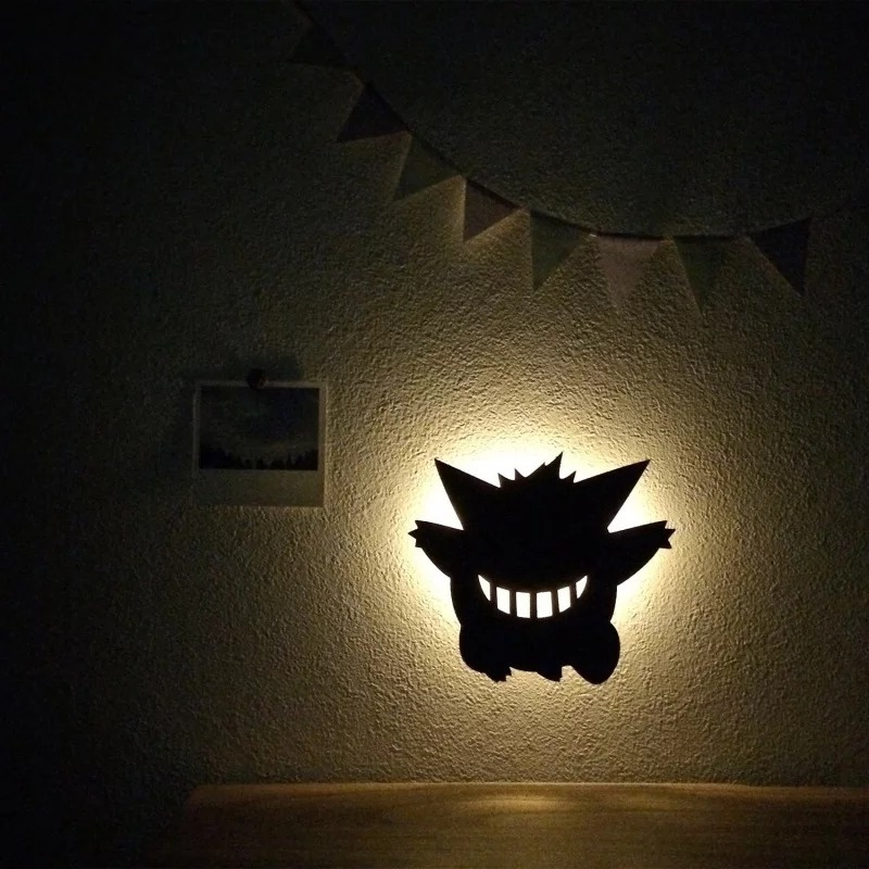 Pokemon 感應式LED剪影壁燈 [2款]