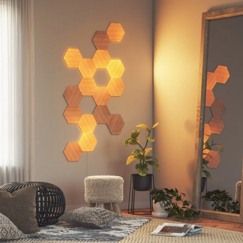 Nanoleaf Elements Hexagon Expansion Kit 六角形智能照明燈板擴充裝 [3塊裝]