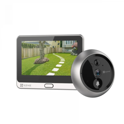 EZVIZ 螢石 全無線智能貓眼攝像頭+門鈴 1080p 升級版 [DP2C]