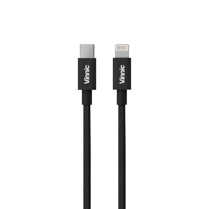 Vinnic MFi 蘋果官方認證 USB-C to Lightning Cable 傳輸充電線 - 藍色 / 黑色 / 銀色