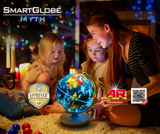 Oregon SmartGlobe Myth SG102RW 故事號 - 會說故事的AR智能地球