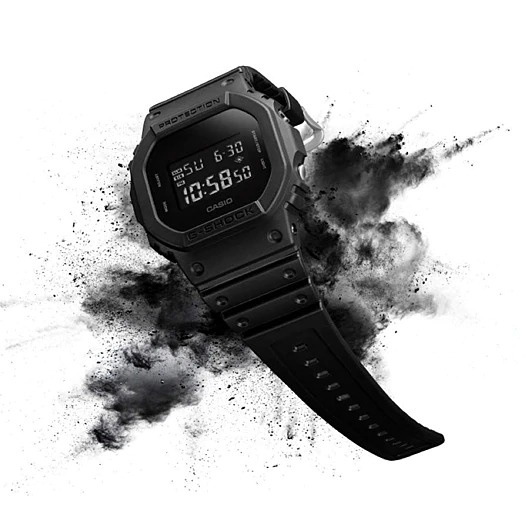 CASIO G-Shock DW-5600BB-1 電子手錶 [黑色]