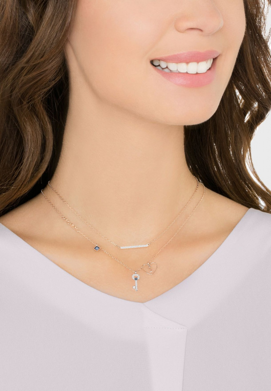 Swarovski Glowing Key 心形鎖匙和鎖二合一鏈墜套裝 5273295