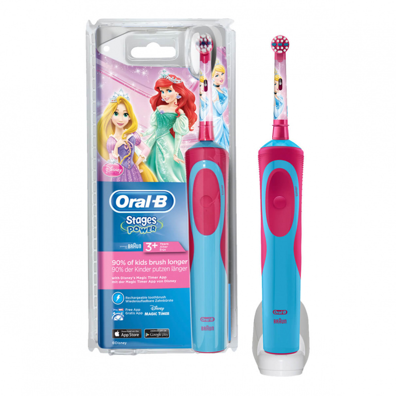 Oral-B D12.513 兒童充電電動牙刷 可連接APP使用  [2款色]