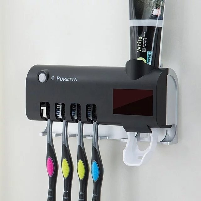 Puretta 太陽能紫外線滅菌牙刷置物架 [2色]