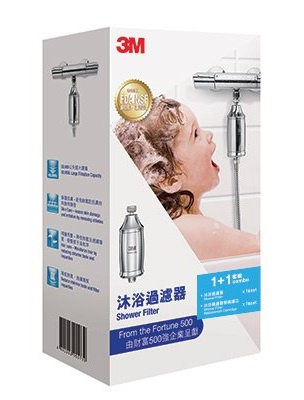 [香港行貨] [1年保用] 3M Shower Filter Set 沐浴過濾器套裝