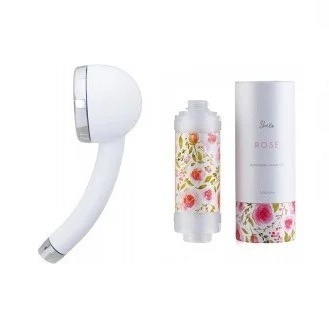 Shelo 淋浴過濾器[4款]+Amane 天音高壓節水花灑[白色]淋浴套裝