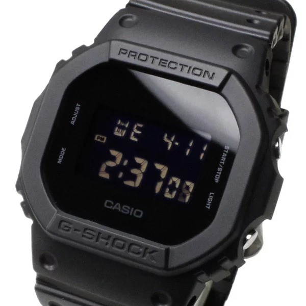 CASIO G-Shock DW-5600BB-1 黑魂男女裝膠帶手錶