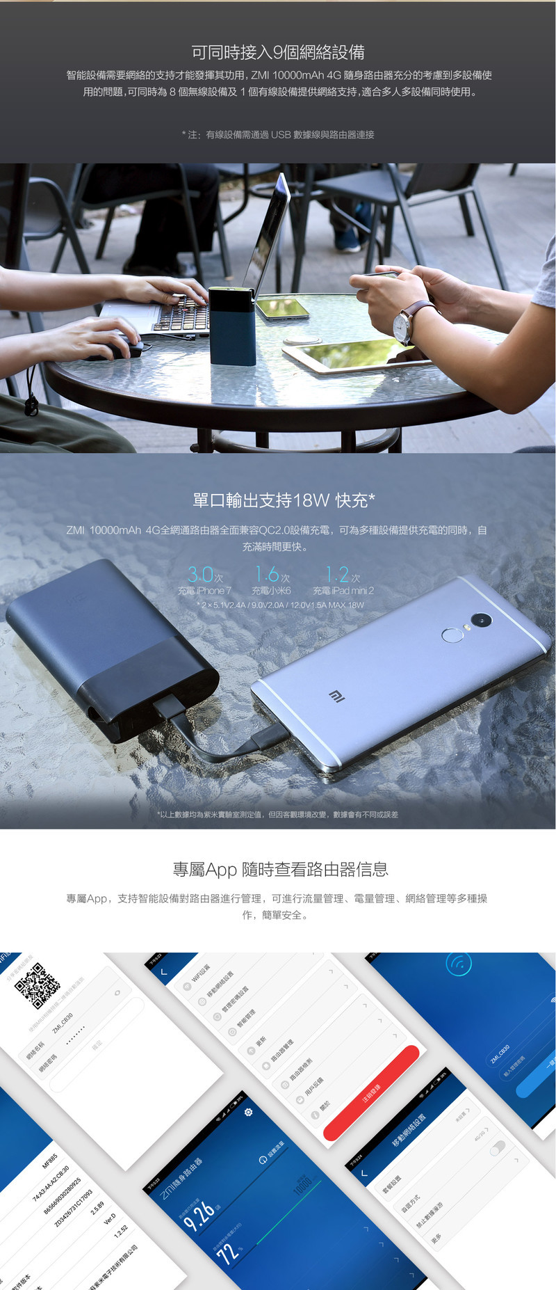 ZMI紫米4G隨身路由器MF885（10000mAh ) wifi蛋- 新一數碼（荃灣）