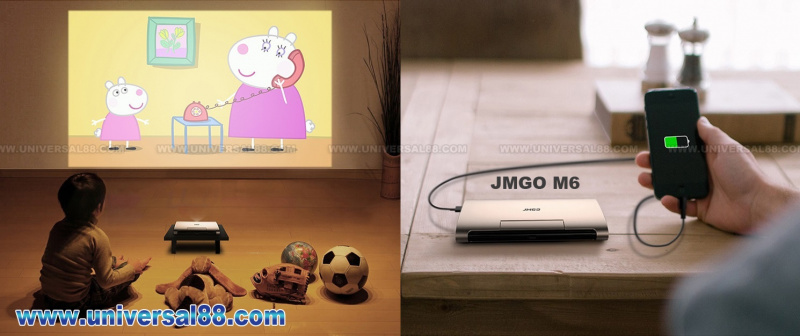 堅果JMGO M6 超迷你LED手提投影機