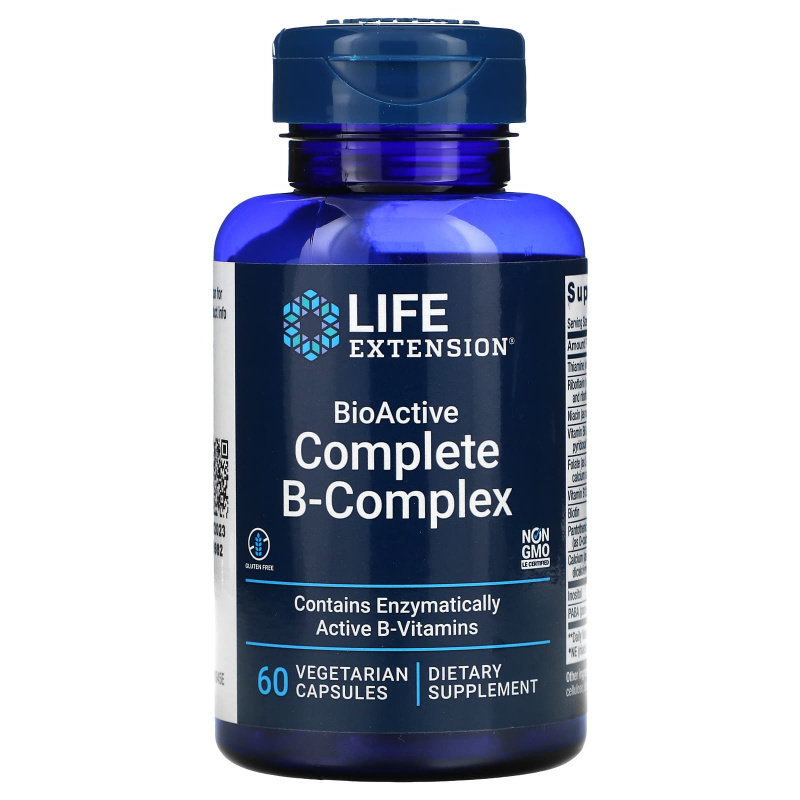 美國Life Extension 生物活性複合維生素B 綜合維他命B [60粒]