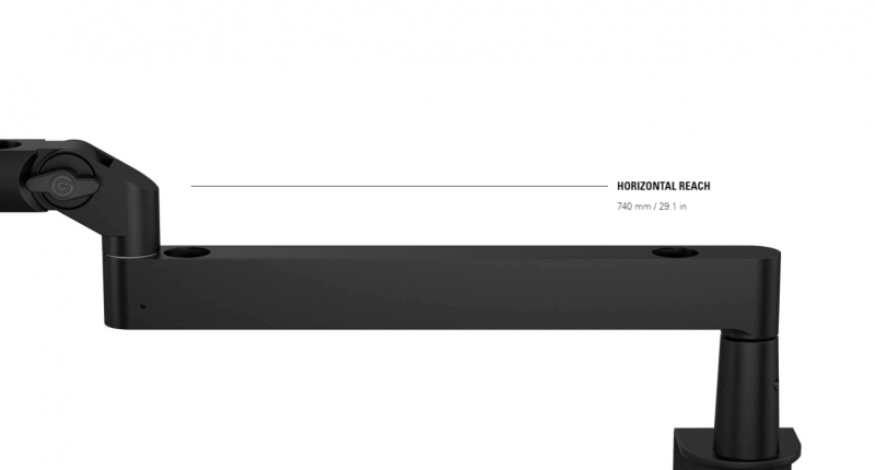 Elgato Wave Mic Arm LP Low Profile Mic Arm (BLACK / WHITE)