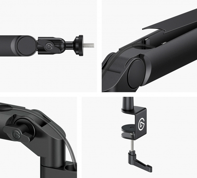 Elgato Wave Mic Arm LP Low Profile Mic Arm (BLACK / WHITE)