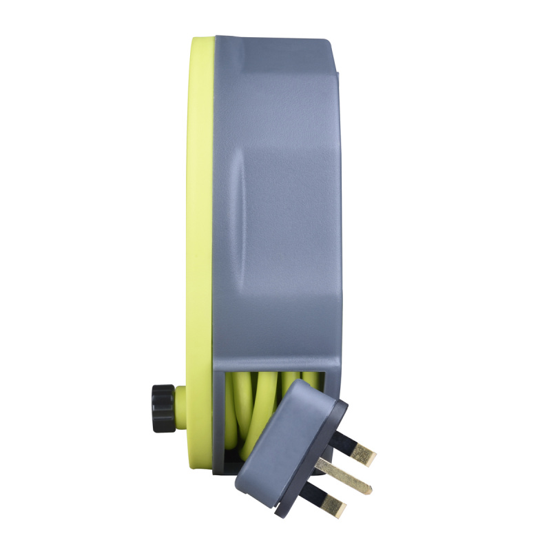 Masterplug -  拖轆拖板 5米 4 X 13A 易控把手 收納或伸展電線 有電源開關掣 PRO-XT Cassette Reel CSU05134SL獨家代理
