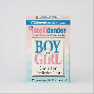 IntelliGender Test Boy or Girl  寶寶性別預測試驗